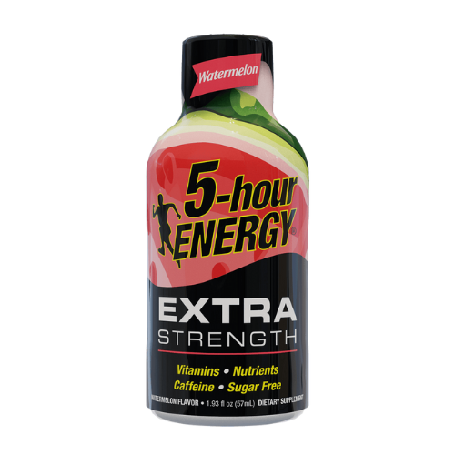 5-hour ENERGY Shots Extra Strength Sugar Free Watermelon • 57ml Bottle