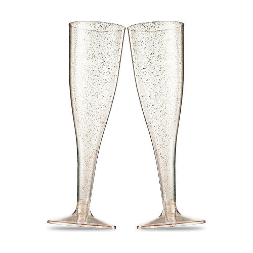 Plastic Champagne Flutes  · 10pk