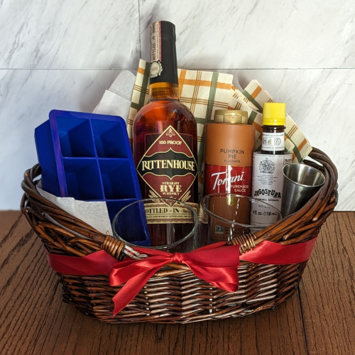 Pumpkin Spice Old-Fashioned Kit with bourbon and pumpkin spice syrup