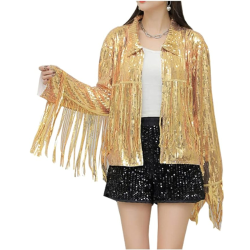 Sequin Tassel Jacket