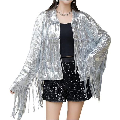 Sequin Tassel Jacket