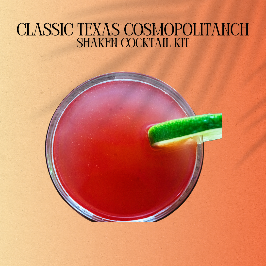The Classic Texas Cosmopolitan Cocktail Kit with Deep Eddy Grapefruit Vodka