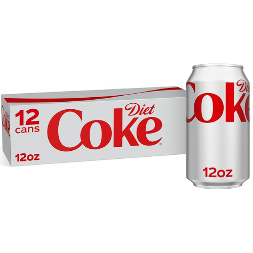 Diet Coca-Cola • 12 Pack 12oz Can