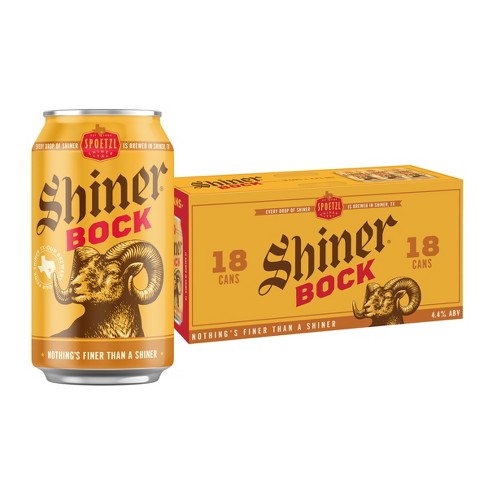 Shiner Bock • 18 Pack 12oz Can