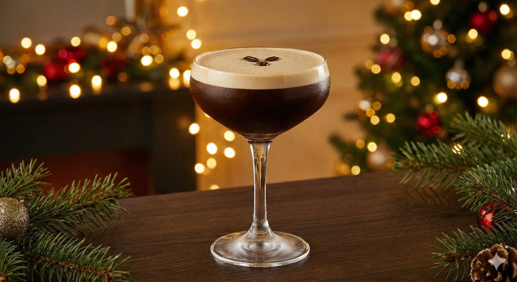Espresso Martini ingredients laid out - vodka, coffee liqueur, cold brew