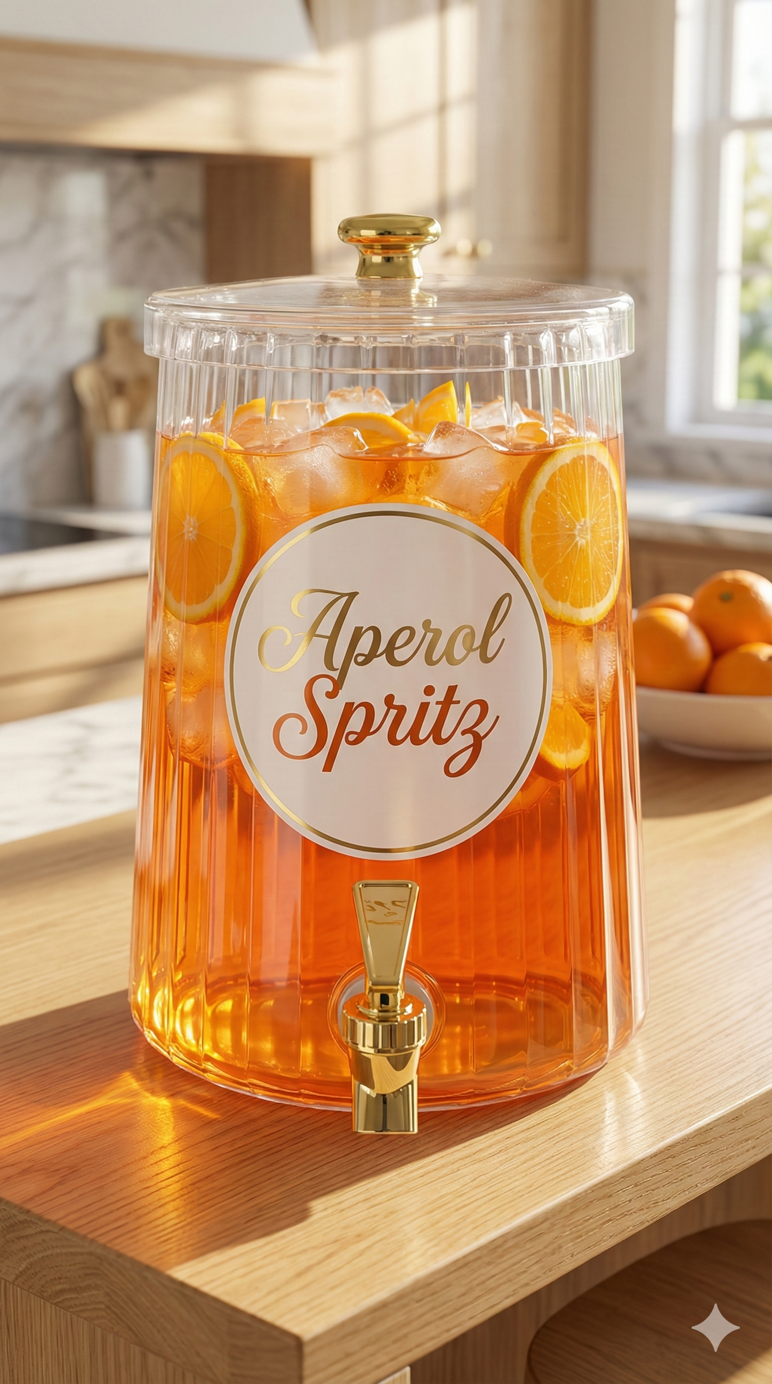 Refreshing Aperol Spritz Italian aperitivo cocktail
