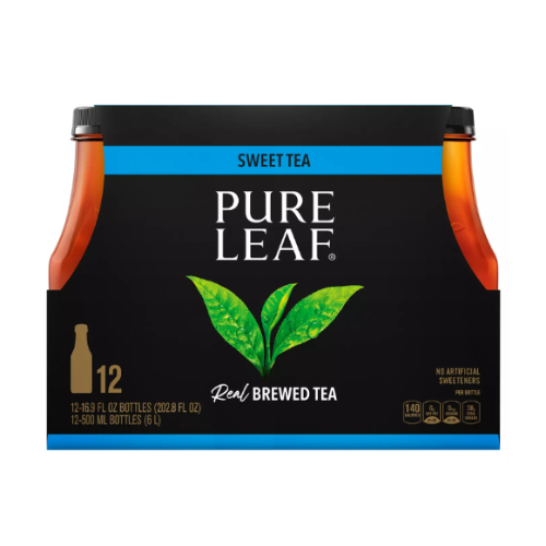 Pure Leaf Unsweet Tea • 12 Pack 16.9oz Bottle