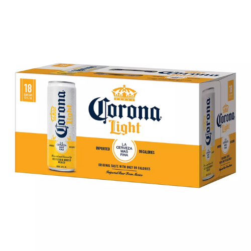 Corona Light • 18 Pack 12oz Can