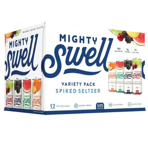 Mighty Swell Seltzer Variety • 12 Pack 12oz Can