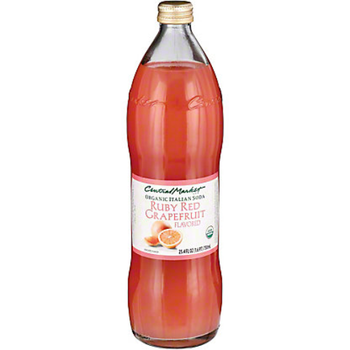 Central Market Ruby Red Grapefruit Soda • 750ml Bottle