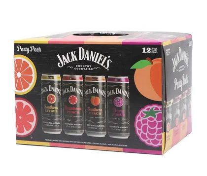 Jack Daniels Country Cocktail Variety Pack • 12 Pack 12oz Can Party On Delivery