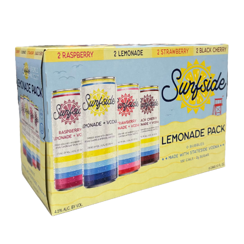 Surfside Lemonade Variety Pack • 8 Pack 12oz Can