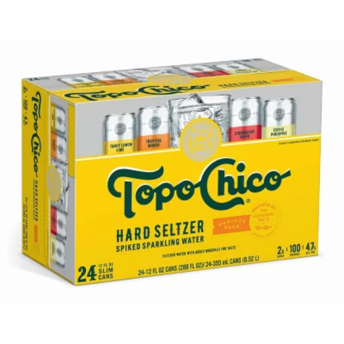 Topo Chico Hard Seltzer Variety Pack • 24 Pack 12oz Can